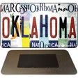 Oklahoma Strip Art Novelty Metal Magnet M-13309