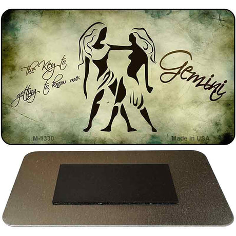 Gemini Zodiac Novelty Metal Magnet M-1330