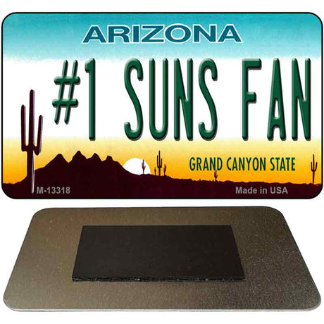 Number 1 Suns Fan Novelty Metal Magnet M-13318