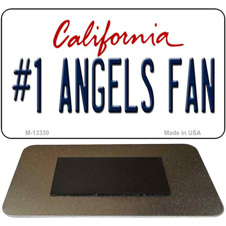 Number 1 Angels Fan Novelty Metal Magnet M-13330