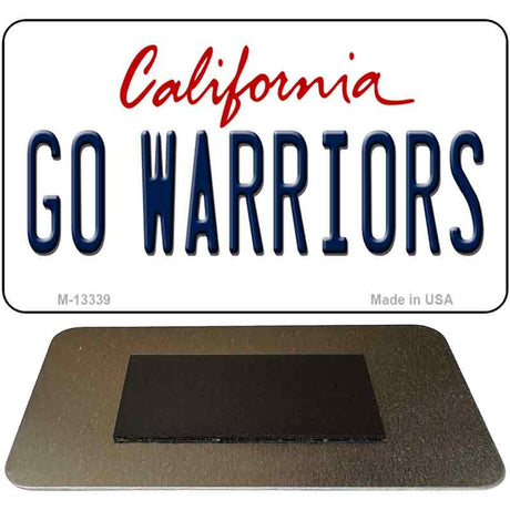 Go Warriors Novelty Metal Magnet M-13339