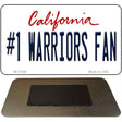 Number 1 Warriors Fan Novelty Metal Magnet M-13340