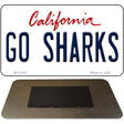 Go Sharks Novelty Metal Magnet M-13347