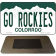 Go Rockies Novelty Metal Magnet M-13355