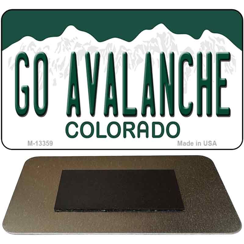 Go Avalanche Novelty Metal Magnet M-13359