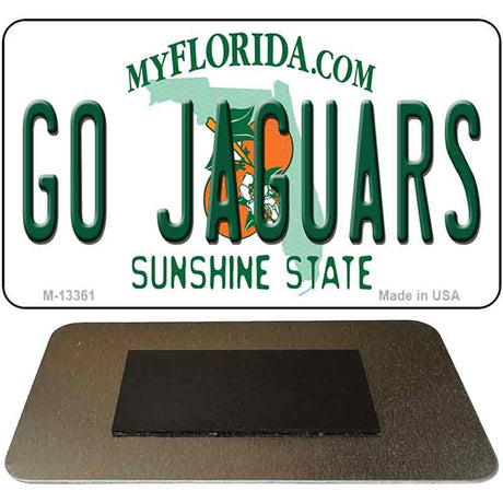 Go Jaguars Novelty Metal Magnet M-13361