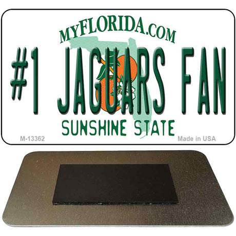 Number 1 Jaguars Fan Novelty Metal Magnet M-13362