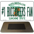 Number 1 Buccaneers Fan Novelty Metal Magnet M-13366