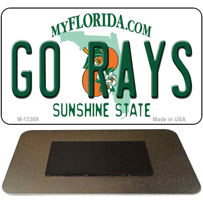 Go Rays Novelty Metal Magnet M-13369