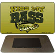 Kiss My Bass Novelty Metal Magnet M-1336