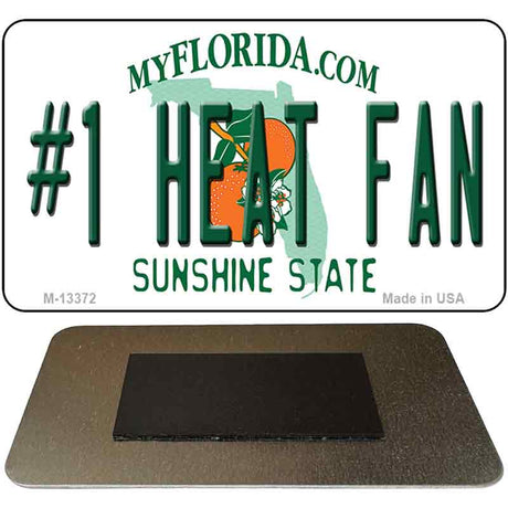 Number 1 Heat Fan Novelty Metal Magnet M-13372