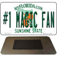 Number 1 Magic Fan Novelty Metal Magnet M-13374