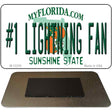 Number 1 Lightning Fan Novelty Metal Magnet M-13376