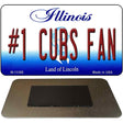 Number 1 Cubs Fan Novelty Metal Magnet M-13388