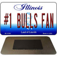 Number 1 Bulls Fan Novelty Metal Magnet M-13392