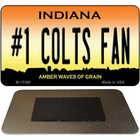 Number 1 Colts Fan Novelty Metal Magnet M-13396