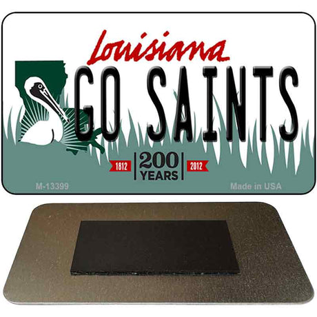 Go Saints Novelty Metal Magnet M-13399