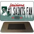 Number 1 Saints Fan Novelty Metal Magnet M-13400