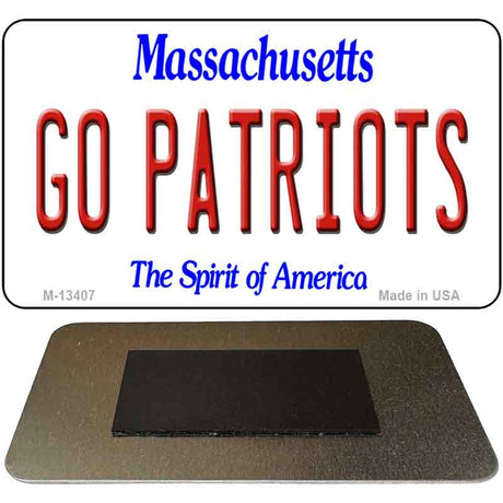 Go Patriots Novelty Metal Magnet M-13407