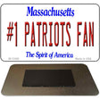 Number 1 Patriots Fan Novelty Metal Magnet M-13408