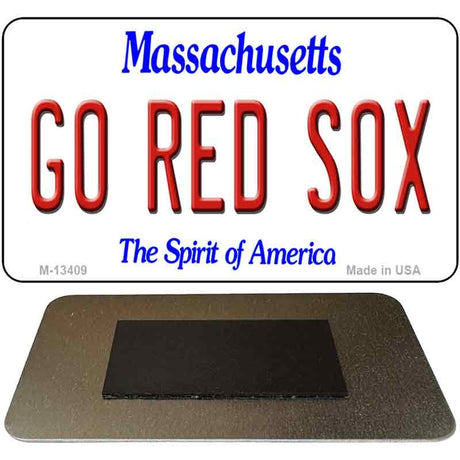 Go Red Sox Novelty Metal Magnet M-13409