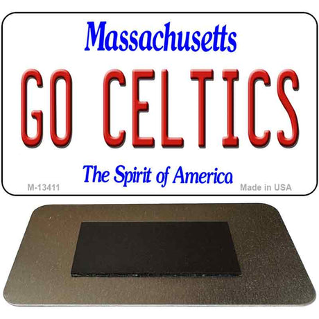 Go Celtics Novelty Metal Magnet M-13411