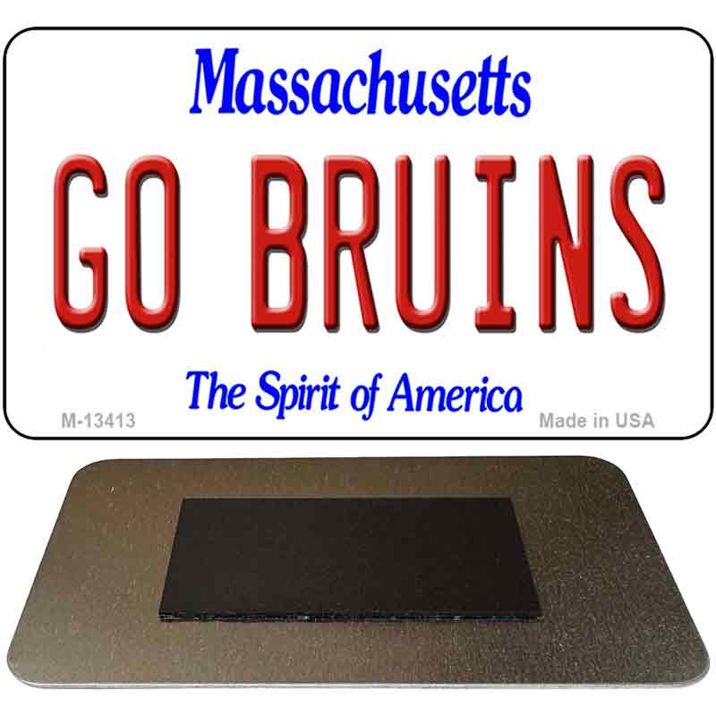 Go Bruins Novelty Metal Magnet M-13413