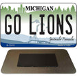 Go Lions Novelty Metal Magnet M-13415