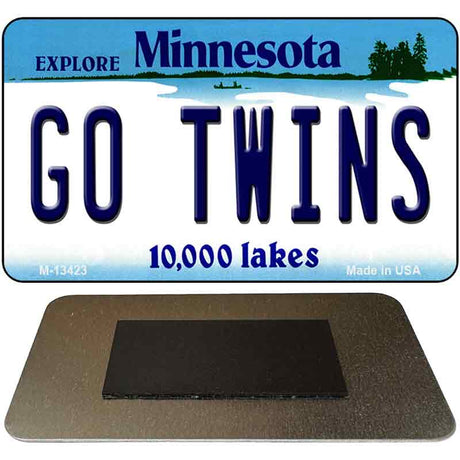 Go Twins Novelty Metal Magnet M-13423