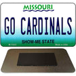 Go Cardinals Novelty Metal Magnet M-13433