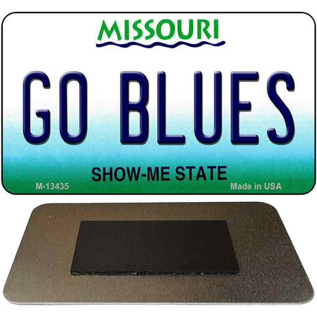 Go Blues Novelty Metal Magnet M-13435