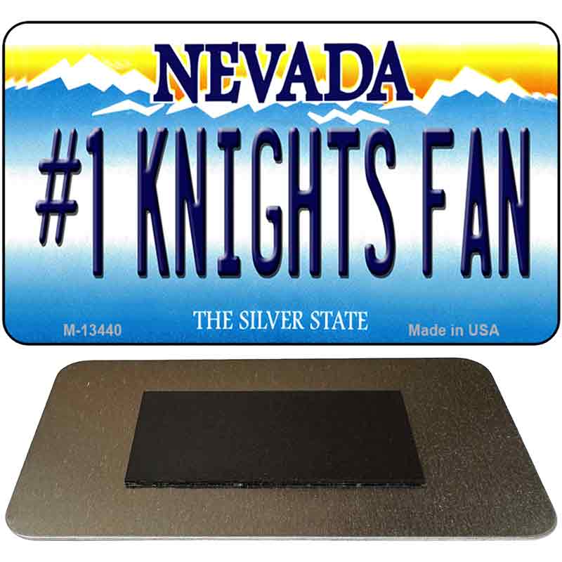 Number 1 Golden Knights Fan Novelty Metal Magnet M-13440