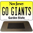 Go Giants Novelty Metal Magnet M-13441