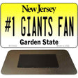 Number 1 Giants Fan Novelty Metal Magnet M-13442