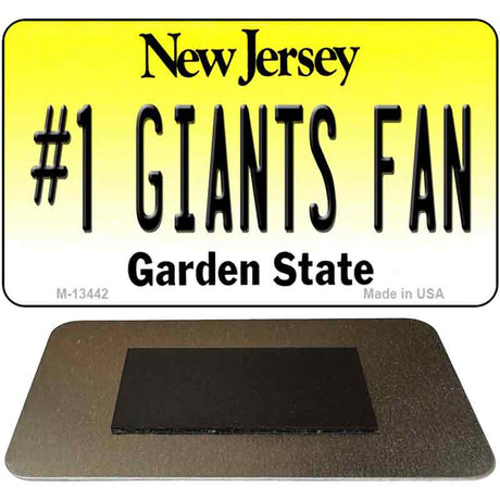 Number 1 Giants Fan Novelty Metal Magnet M-13442