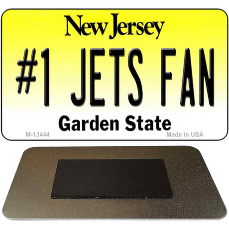 Number 1 Jets Fan Novelty Metal Magnet M-13444