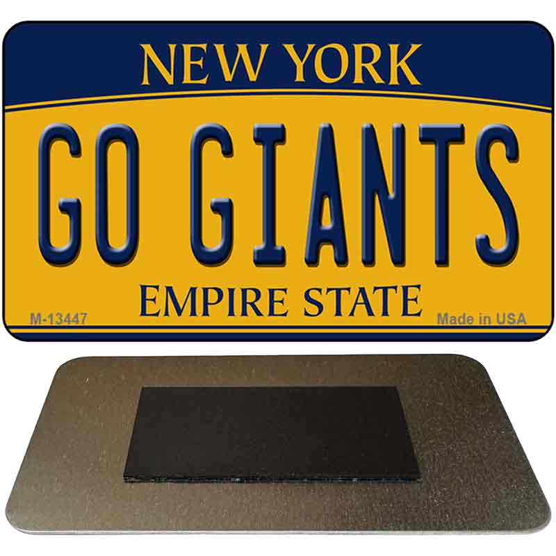 Go Giants Novelty Metal Magnet M-13447