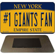 Number 1 Giants Fan Novelty Metal Magnet M-13448