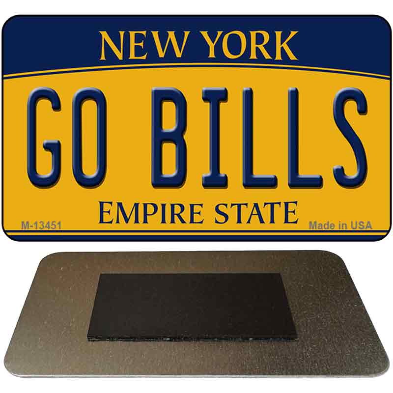 Go Bills Novelty Metal Magnet M-13451