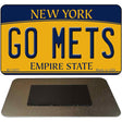 Go Mets Novelty Metal Magnet M-13453