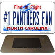 Number 1 Panthers Fan Novelty Metal Magnet M-13468