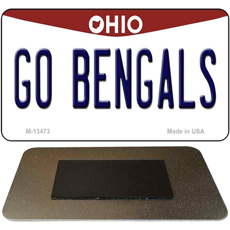 Go Bengals Novelty Metal Magnet M-13473