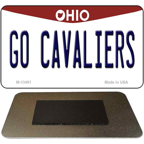 Go Cavaliers Novelty Metal Magnet M-13481