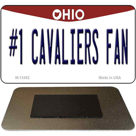 Number 1 Cavaliers Fan Novelty Metal Magnet M-13482