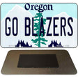 Go Blazers Novelty Metal Magnet M-13487