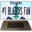 Number 1 Blazers Fan Novelty Metal Magnet M-13488