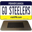 Go Steelers Novelty Metal Magnet M-13491