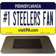 Number 1 Steelers Fan Novelty Metal Magnet M-13492