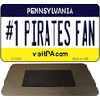 Number 1 Pirates Fan Novelty Metal Magnet M-13496