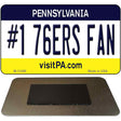 Number 1 76ers Fan Novelty Metal Magnet M-13498